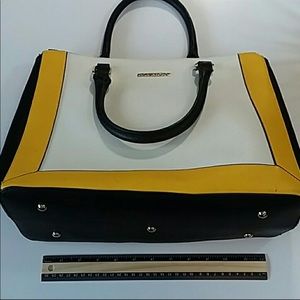 LARGE Vegan Color Block Bag